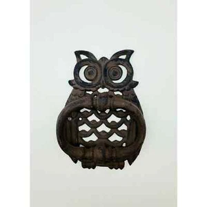 Cast Iron Owl Door Knocker - Picture 1 of 3