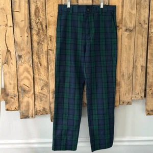 NWT Vineyard Vines Boys Size 16 Breaker Pants in Charleston Green Plaid Preppy - Picture 1 of 14