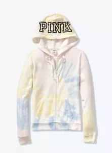 NWT Victoria’s Secret PINK Everyday Lounge Perfect Full Zip Hoodie S - Picture 1 of 7