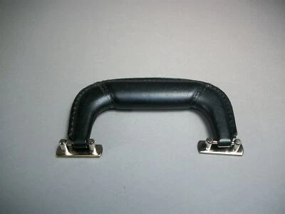 6" Handle Guitar or Other Case Black Handle With Hinges 3 1/2" Tall - Image 1 of 4