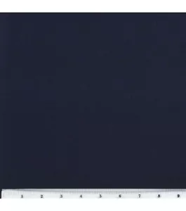 NAVY BLUE SOLID COTTON BLEND SUITING FABRIC 25X62 + INCHES - Picture 1 of 1