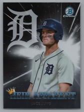 2022 Bowman Draft Chrome #HA-10 Jace Jung Detroit Tigers Baseball Card
