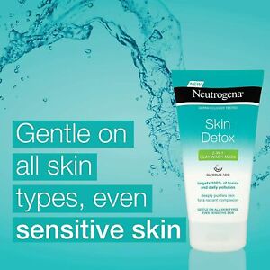 Neutrogena Skin Detox Clarifying 2 in 1 Clay Wash Mask