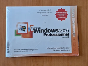 Microsoft Windows 2000 Professional *nuovo e sigillato in fabbrica* SP3 B23-03606 (FR) - Foto 1 di 2