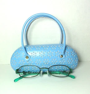 JESSICA McCLINTOCK Kids Prescription Eyeglasses JMK 420 Brown & Green Frame 45mm - Picture 1 of 6