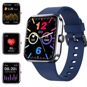 2024 Smart Watch Men Women Waterproof Smartwatch Bluetooth iPhone Samsung ⌚! - Picture 1 of 1