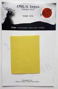 A7M Reppu Canopy Mask for 1/48 Fine Molds DEAD Design VM48032 NEW - Picture 1 of 2