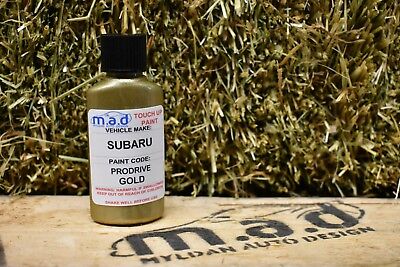 Touch Up Paint For Subaru Prodrive Gold Alloy Wheel Paint 30ml Curb Wrx Sti • 8.17€