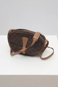 Bolso Louis Vuitton Vintage Unisex Cuero Marrón Lona Monograma Hecho en Francia - Imagen 1 de 23
