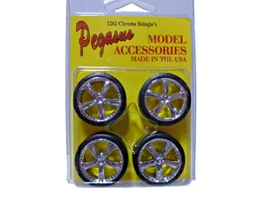 Pegasus 1/24-1/25 19" Belagio Chrome Wheels w/Tires (4) 1262 - Picture 1 of 2