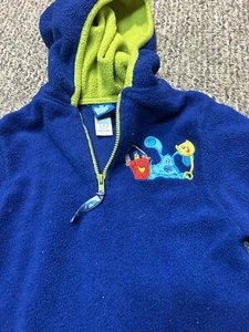 Blues Clues 1999 Vintage Youth Größe 7 Fleece - Bild 1 von 2