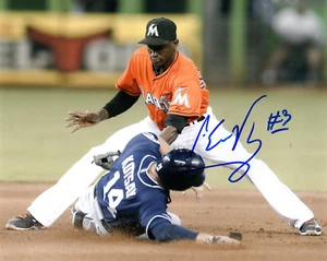 Miami Marlins Adeiny Hechavarria Signed 8x10 Photo COA - Picture 1 of 1
