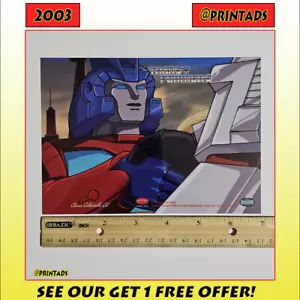 🤖 ¡Tarjeta Celular Arte Animación Transformers Grandes Orion Pax 2003! 🔥 - Imagen 1 de 1