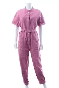 Isabel Marant Etundra Baumwolle Und Mischung aus Leinen Overall/Pink / UVP - Bild 1 von 8