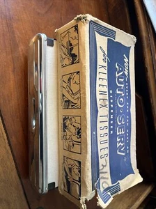 VTG Under Dash Auto Serv for Kleenex Tissues VG NOS w/ TISSUES & ORIGINAL BOX - Picture 1 of 9