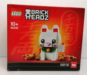 Lego BrickHeadz 40436 Lucky Cat Le Chat Porte-Bonheur - 2020 Sealed Set Scellé - Photo 1/5