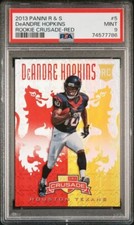 PSA 9 2013 Panini Rookies & Stars Rookie Crusade 8/99 DeAndre Hopkins #5 Rookie