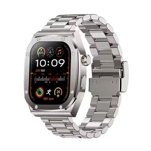 Montre Connectée Z17 Max 2,1 Pouces Écran IPS Bracelet Métal Inoxydable Étanche Santé - Photo 1 sur 5