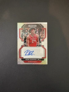 2022 Prizm Draft Basketball Ron Harper Jr Chrome Mojo 21/25 Prizm Auto, Z1 - Picture 1 of 2