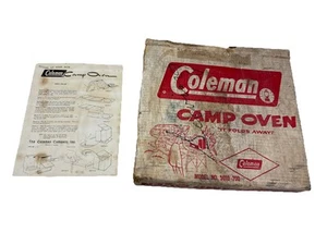 Forno da Campeggio Pieghevole Coleman Modello 5010 700 Diamond Logo Istruzioni Scatola 2d - Foto 1 di 18