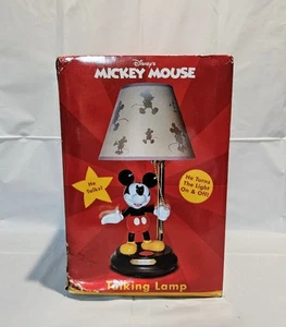 *RARE* DISNEY Mickey Mouse Animated Talking Table Lamp! *NIB* - Picture 1 of 5