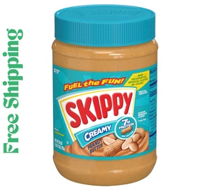 SKIPPY Creamy Peanut Butter 28 oz Jar | Smooth Spread, Protein-Rich Snack - Picture 1 of 6