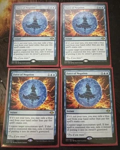 Magic: the Gathering Force of Negation Modern Horizons x4 playset - Picture 1 of 1