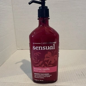 Bath and Body Works aromaterapia sensuale GELSOMINO VANIGLIA lozione corpo 6,5 oz - Foto 1 di 6