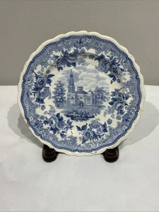 Jackson Historical America View Blue Transfer Plate Virginia At Richmond 1830s - Picture 1 of 12
