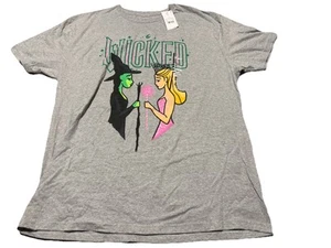 Men's Size XL Wicked Cartoon Short Sleeve T-Shirt Heathered Gray - Picture 1 of 5
