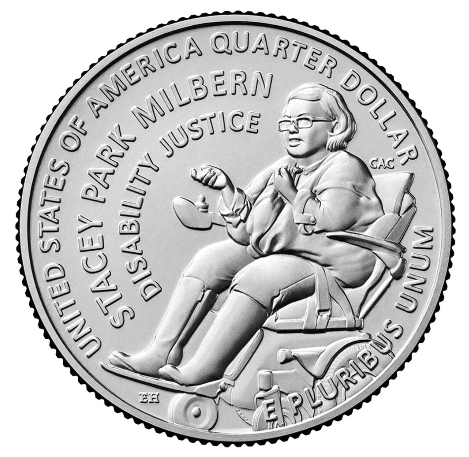 2025 "Stacey Park Milbern" American Women P-D-S Quarter UNC US Coin - Image 1 of 4