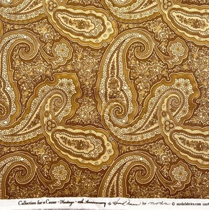COLLECTION FOR A CAUSE - HERITAGE #46001 by Howard Marcus for Moda Paisley 1 yd - Picture 1 of 1