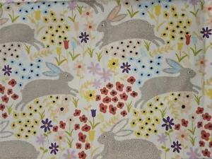 "bunny run" De Leon Design, Alexander Henry Fabrics Collection - 2016 - 31" - Picture 1 of 3