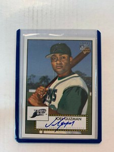 Joel Guzman 2006 '52 Rookie Auto Card #52S-JG