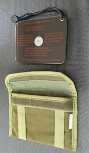 Espejo de señal de emergencia de vidrio Tru-Spec 4" x 5" con funda de nailon - Imagen 1 de 5