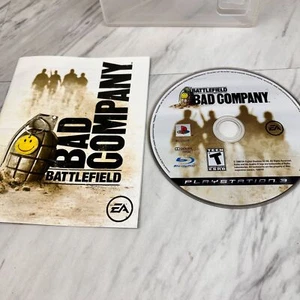 PlayStation 3 PS3 Battlefield Bad Company GAME and Manual ONLY Tested - Picture 1 of 4