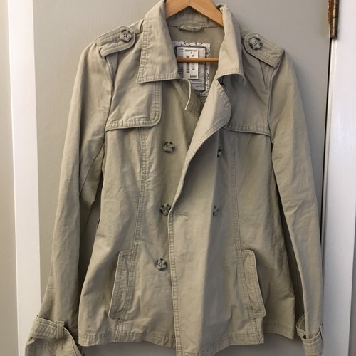 OFF WHITE Giacca Aeropostale OFF WHITE JEAN JACKET ABBOTTONATA NUOVA CON ETICHETTE TAGLIA M