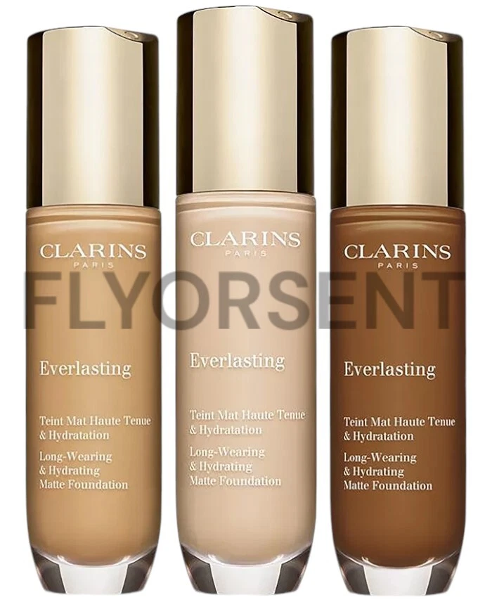 Clarins Everlasting Full Coverage Long Wearing & Hydrating Matte Foundation 30ml - Image 1 of 1