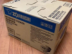 ZOJIRUSHI NS-ZLH10-WZ 1L White 220-230V Rice Cooker 680 W Made in Japan - Bild 1 von 3