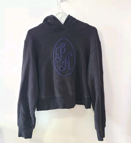 Felpa con cappuccio da uomo nera Palm Angels taglia M cotone