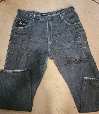 Pantalones de mezclilla NBA UNK Cavaliers vintage para hombre talla 42x34 edición limitada descontinuados Foto 1 de 4