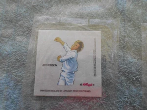 #D640. 1977 KELLOGGS SEALED & UNUSED CRICKET LETRASET TRANSFER - JEFF THOMSON - Imagen 1 de 1