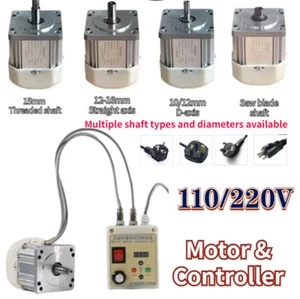 220V/110V New Woodworking Lathe 750W Brushless Servo Motor & Controller Machine - Picture 1 of 22