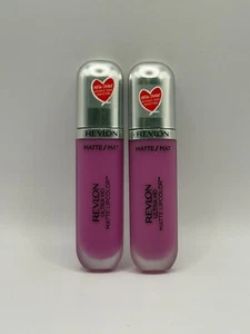 2 tube lot REVLON ULTRA HD MATTE LIPCOLOR LIPSTICK 670 HD CRUSH - Picture 1 of 2