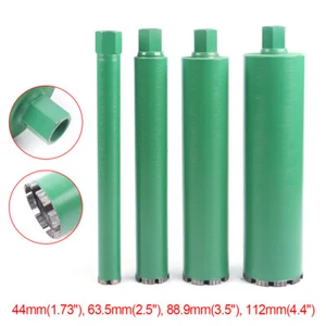 4pcs Wet Diamond Core Drill Bit for Drilling Concrete Brick 1.73"2.5" 3.5" 4.4" - Picture 1 of 17