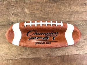 Champion Sports Rubber Sports Ball Football Official NFL No. 9 Brown RFB1 - Picture 1 of 2