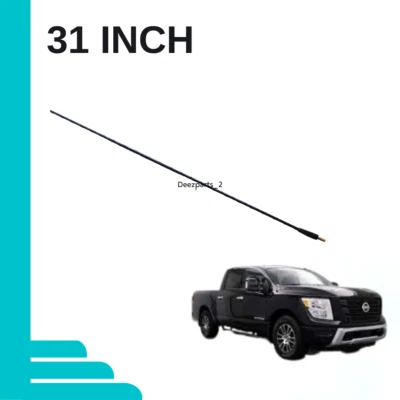 Antena 31" negra para Nissan Titan 2010-2023 Foto 1 de 4