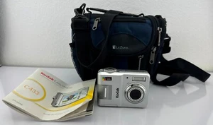 Kodak Easyshare C433 Digital Camera 4.0MP Silver Works! 512 MB SD Card - Picture 1 of 9