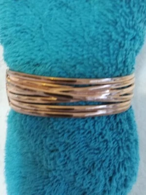 Pulsera Fossil Latón Chapado 18k Foto 1 de 4