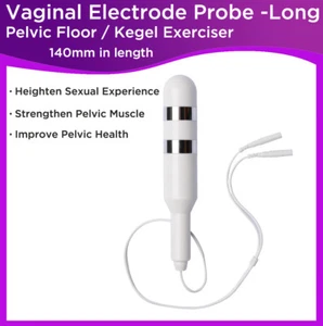 Vaginal Electrode Probe Pelvic Floor Exerciser Incontinence Therapy Kegel Stim - Picture 1 of 7